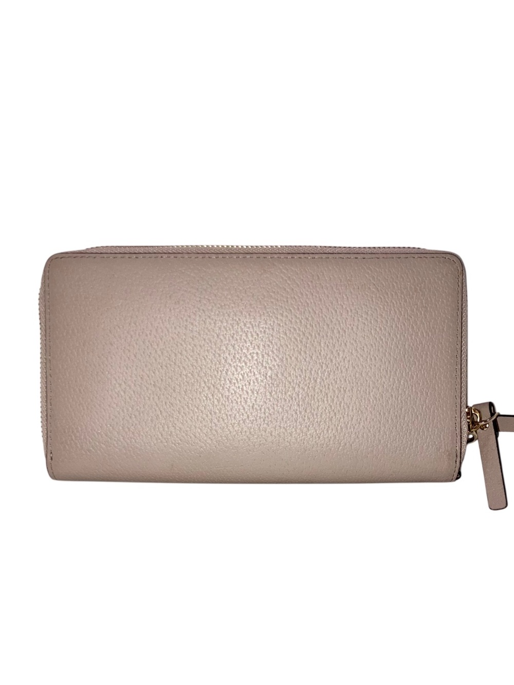 Kate Spade Continental Large Zip Around Wallet Wristlet Warm Beige Leather NWOT - Picture 5 of 7